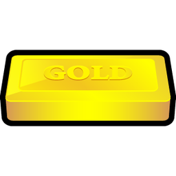 Gold Bar Icon 256x256 png